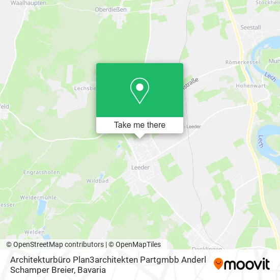 Карта Architekturbüro Plan3architekten Partgmbb Anderl Schamper Breier