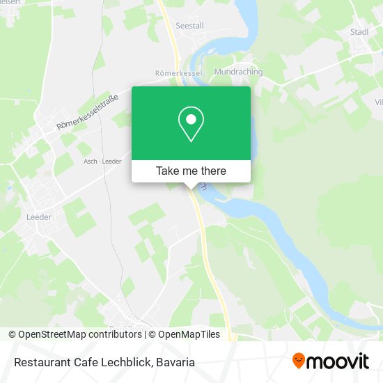 Restaurant Cafe Lechblick map