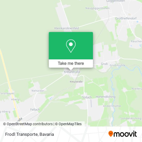 Карта Frodl Transporte