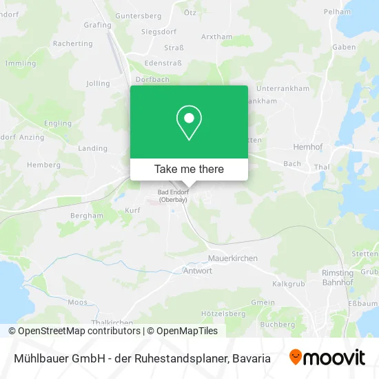 Карта Mühlbauer GmbH - der Ruhestandsplaner