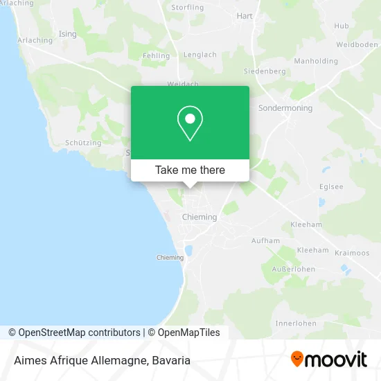 Карта Aimes Afrique Allemagne