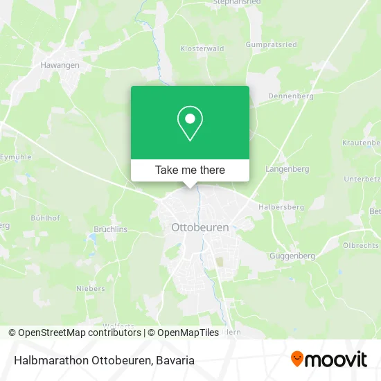 Карта Halbmarathon Ottobeuren