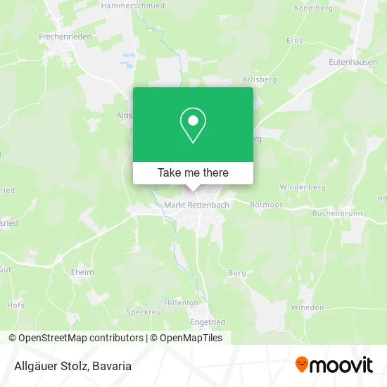 Карта Allgäuer Stolz