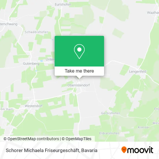 Карта Schorer Michaela Friseurgeschäft