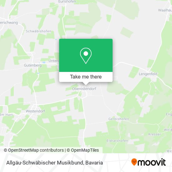Allgäu-Schwäbischer Musikbund map
