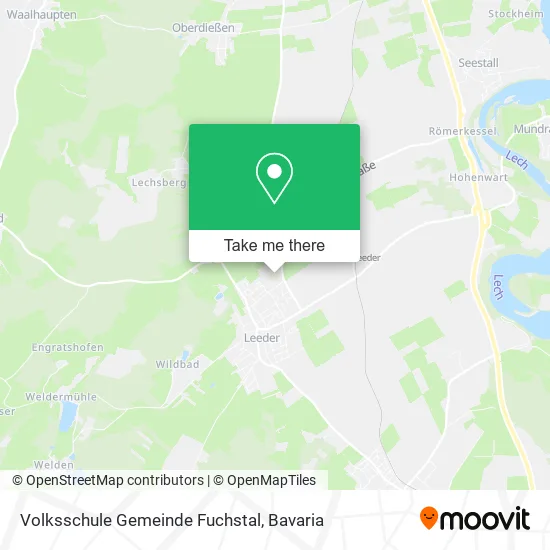 Карта Volksschule Gemeinde Fuchstal