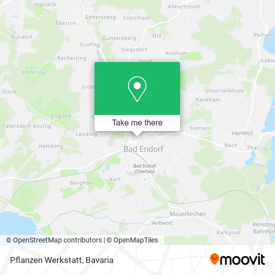 Карта Pflanzen Werkstatt