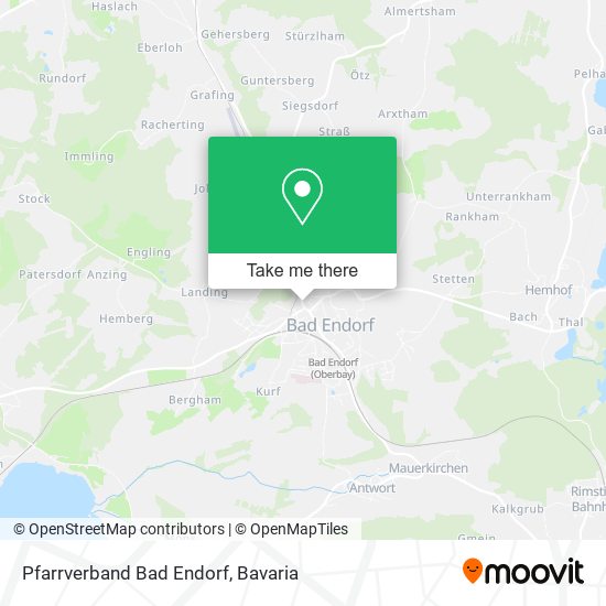 Pfarrverband Bad Endorf map