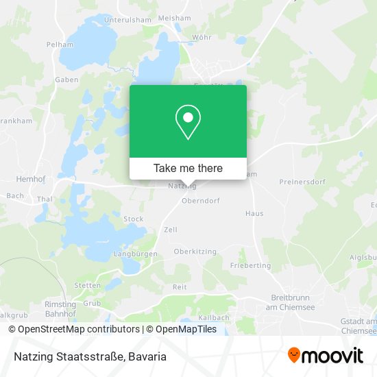 Natzing Staatsstraße map