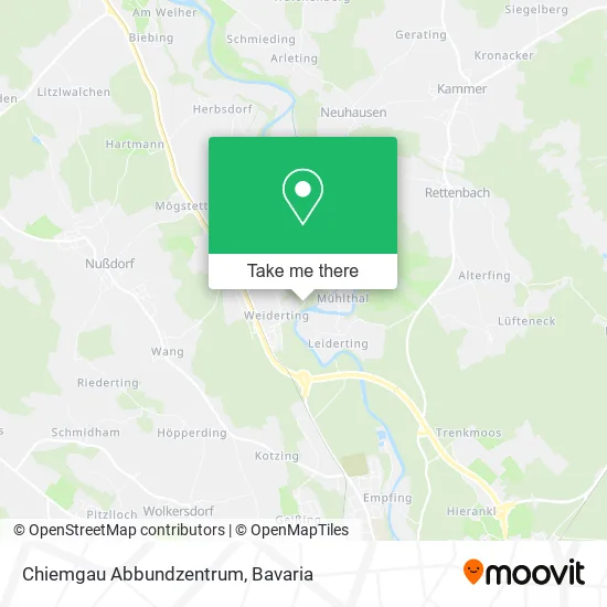 Карта Chiemgau Abbundzentrum