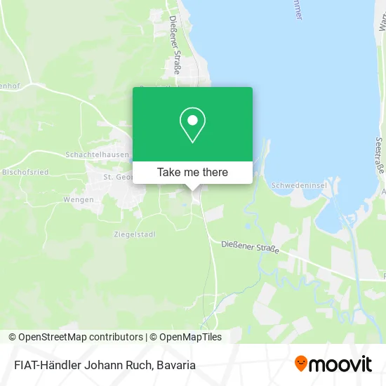 FIAT-Händler Johann Ruch map