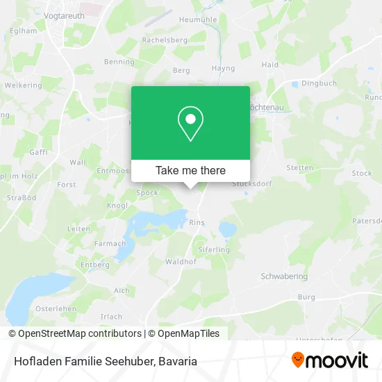 Карта Hofladen Familie Seehuber