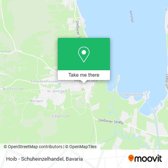 Hoib - Schuheinzelhandel map