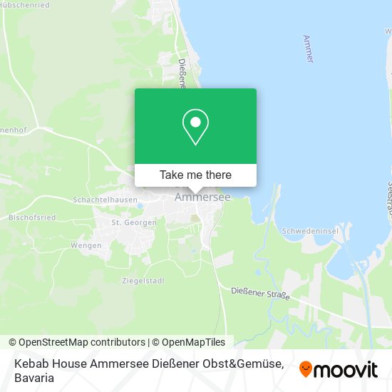 Kebab House Ammersee Dießener Obst&Gemüse map