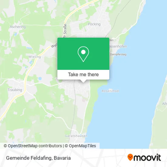Карта Gemeinde Feldafing