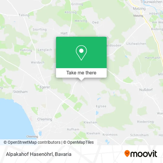 Карта Alpakahof Hasenöhrl