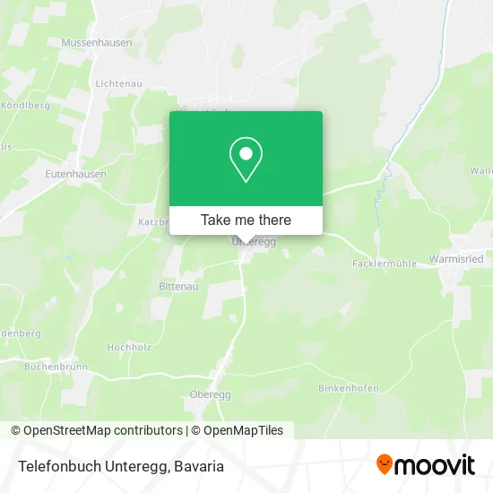 Карта Telefonbuch Unteregg