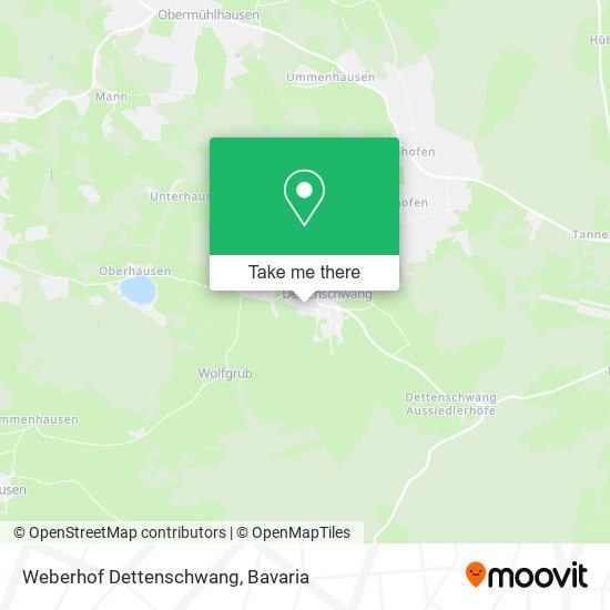 Weberhof Dettenschwang map