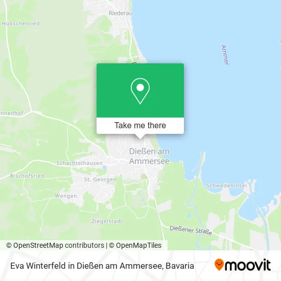 Карта Eva Winterfeld in Dießen am Ammersee