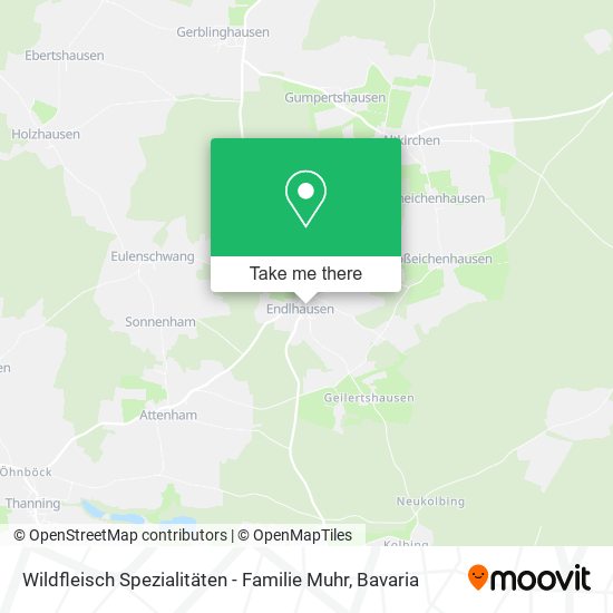 Wildfleisch Spezialitäten - Familie Muhr map