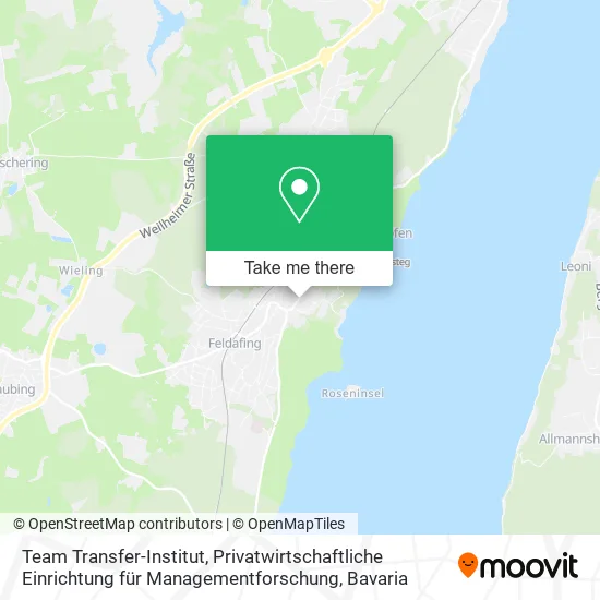 Карта Team Transfer-Institut, Privatwirtschaftliche Einrichtung für Managementforschung