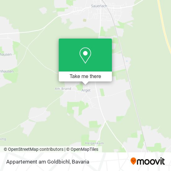 Карта Appartement am Goldbichl