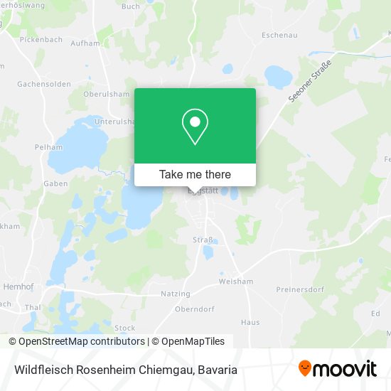 Wildfleisch Rosenheim Chiemgau map