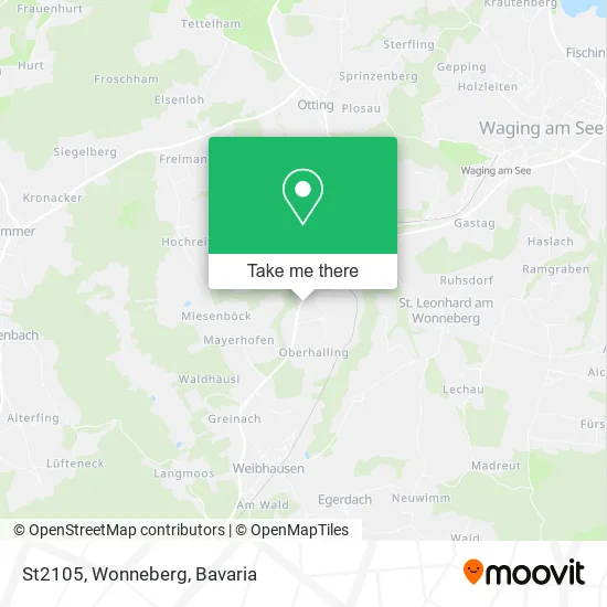 Карта St2105, Wonneberg