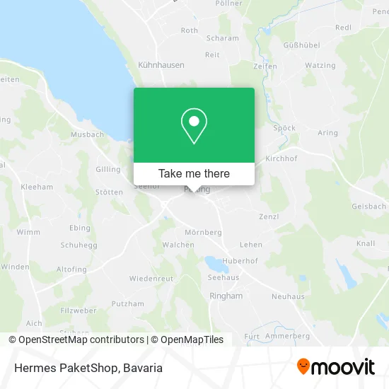 Карта Hermes PaketShop