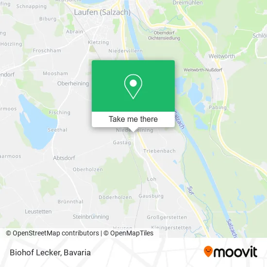 Карта Biohof Lecker