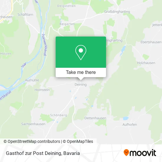 Карта Gasthof zur Post Deining