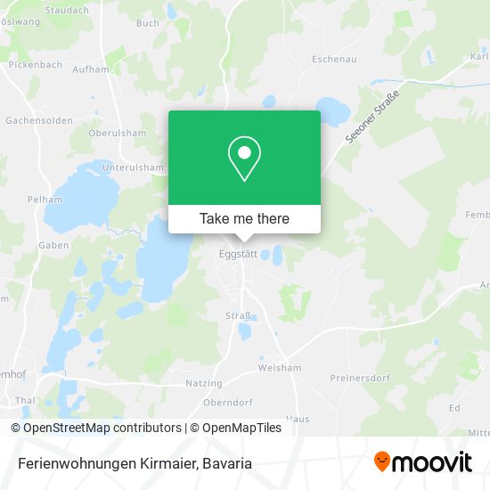 Ferienwohnungen Kirmaier map