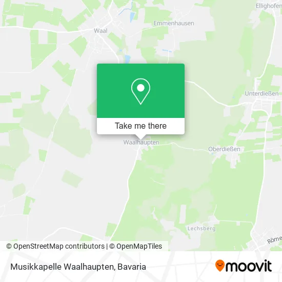 Карта Musikkapelle Waalhaupten