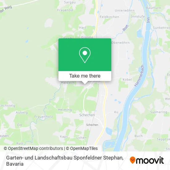 Карта Garten- und Landschaftsbau Sponfeldner Stephan