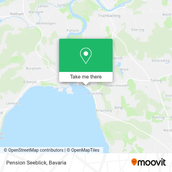 Pension Seeblick map
