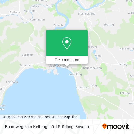 Baumweg zum Keltengehöft Stöffling map