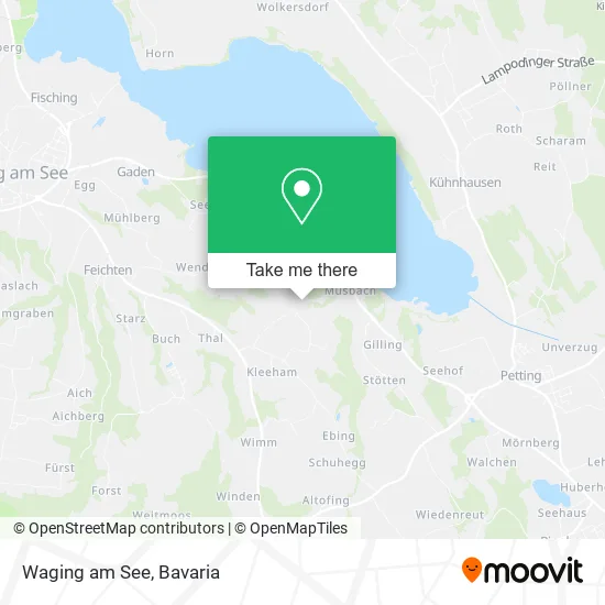 Карта Waging am See