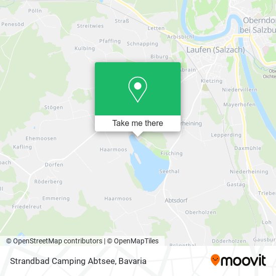 Strandbad Camping Abtsee map