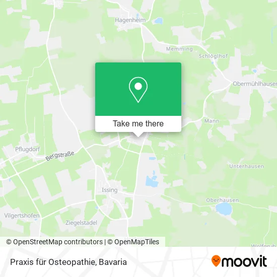 Карта Praxis für Osteopathie
