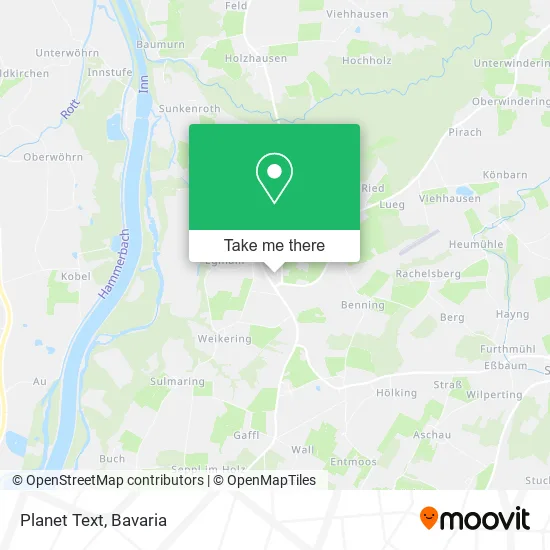 Карта Planet Text