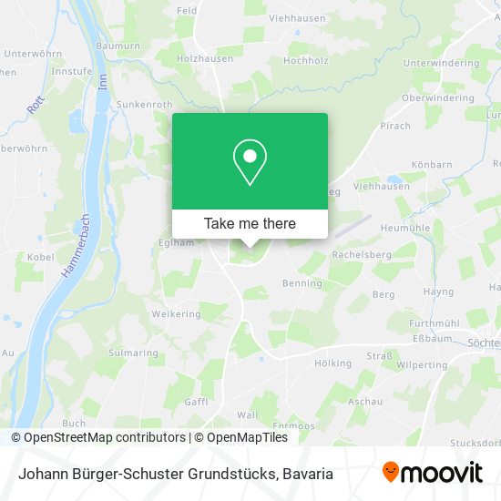 Johann Bürger-Schuster Grundstücks map