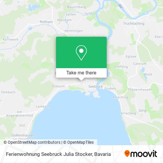 Ferienwohnung Seebruck Julia Stocker map