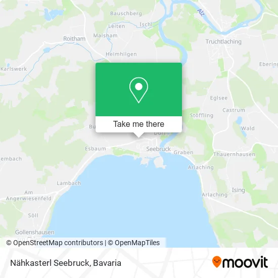 Карта Nähkasterl Seebruck