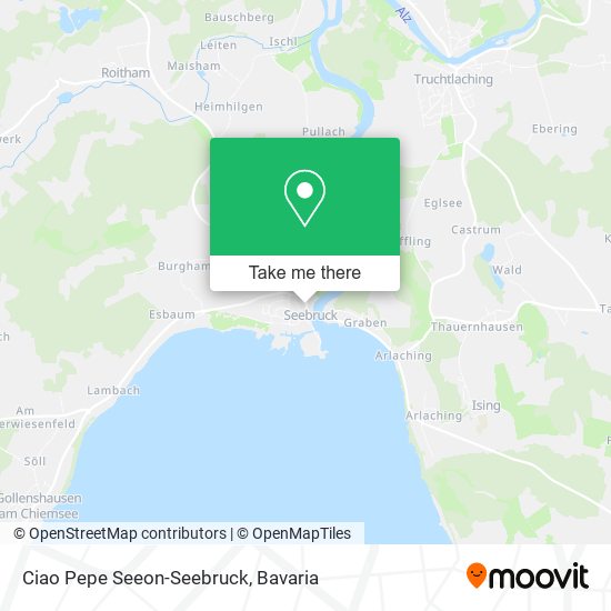 Ciao Pepe Seeon-Seebruck map