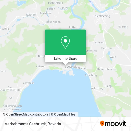 Карта Verkehrsamt Seebruck
