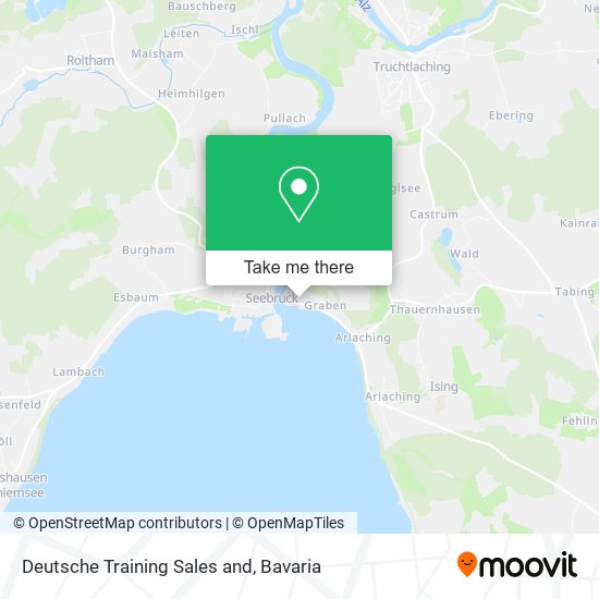 Карта Deutsche Training Sales and