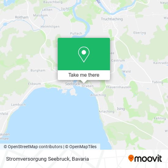 Stromversorgung Seebruck map