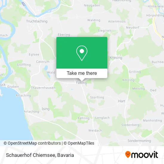 Schauerhof Chiemsee map