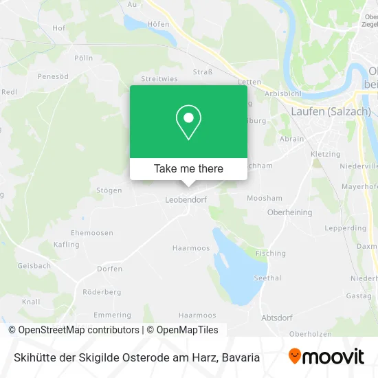 Карта Skihütte der Skigilde Osterode am Harz