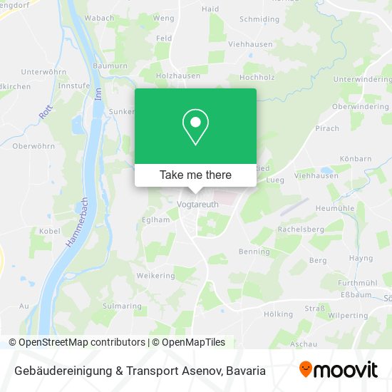 Карта Gebäudereinigung & Transport Asenov